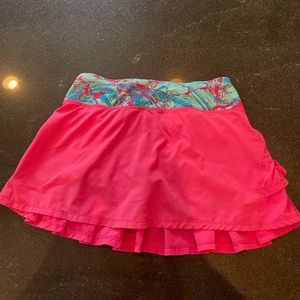 Ivivva pink tennis skirt